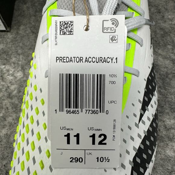 Adidas Predator Accuracy .1 FG Soccer Cleats Mens Size 11 Crazyrush Pack GZ0035 - Picture 10 of 11